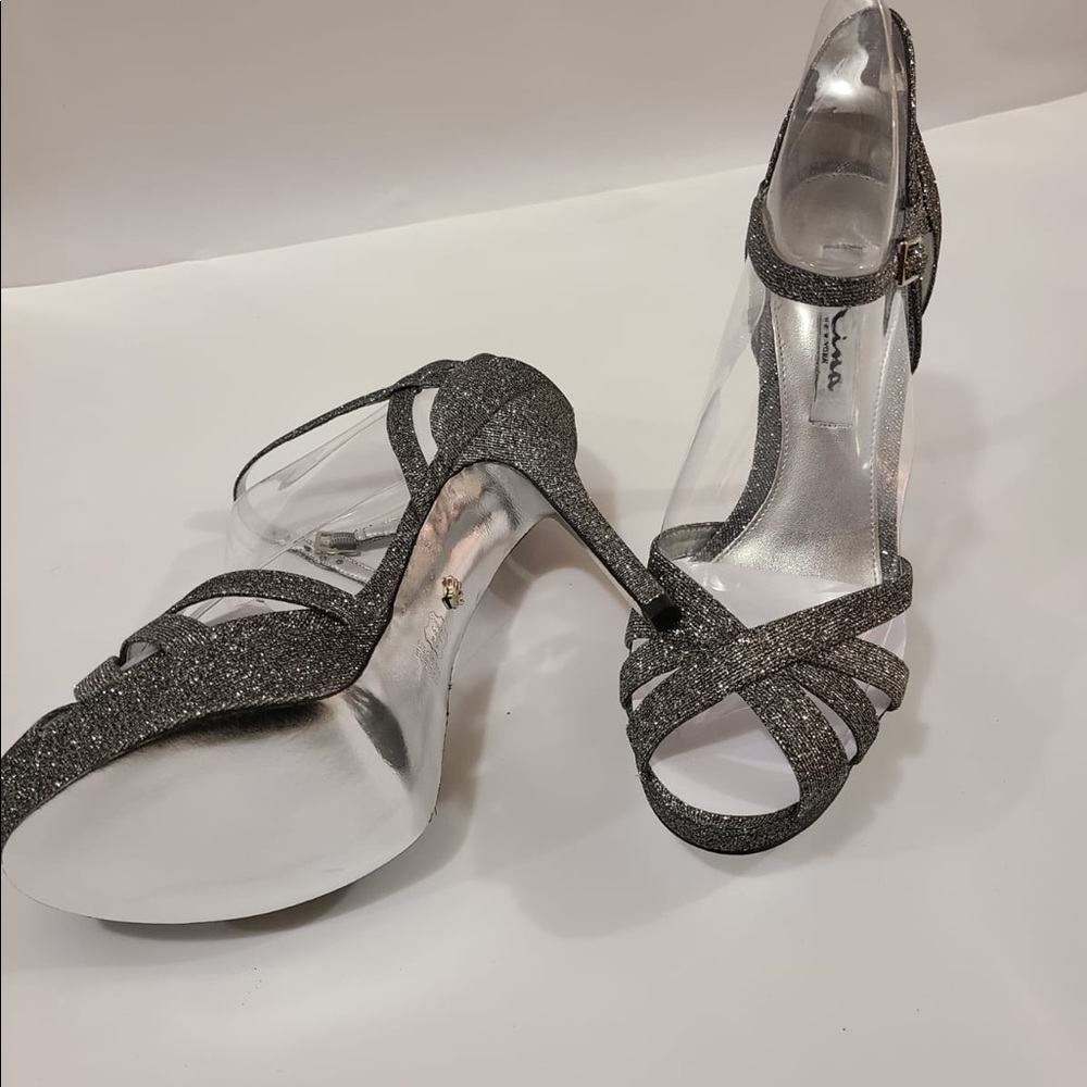 Brand New Black/Silver “Nina” shoes